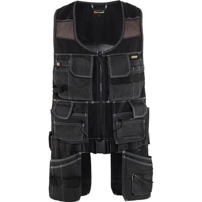 Blaklader Waistcoat x1900 cotton and mesh heavy duty tool vest 3199